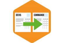 Transformation de devis en commande